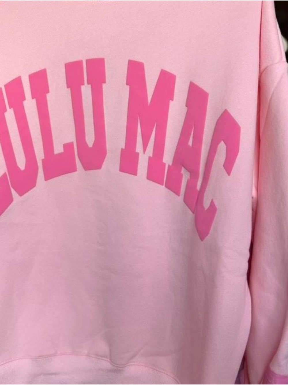 Lulu Mac Pink Graphic Sweatshirt - Women